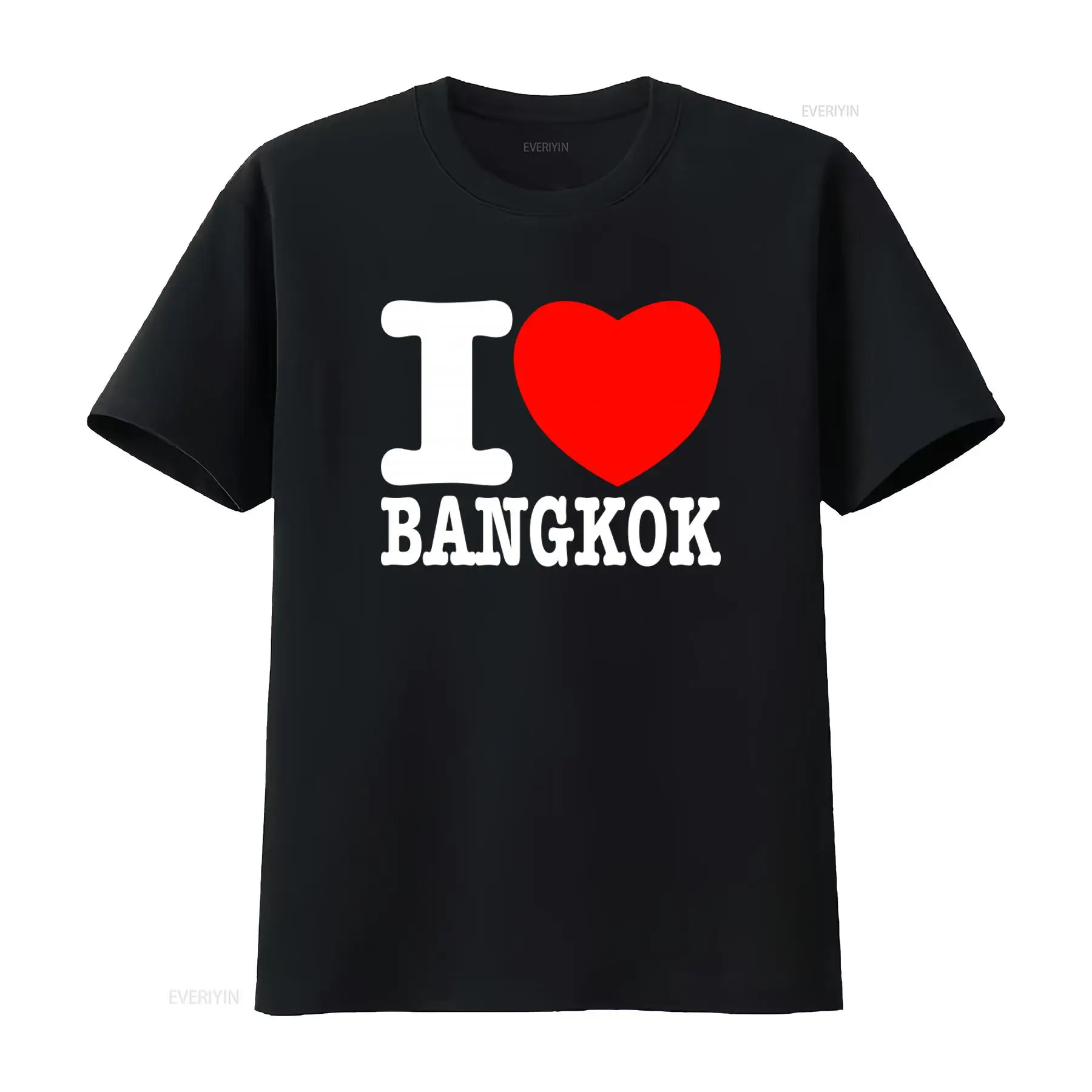 Vintage Fashion Bangkok - Camiseta Estilosa I Love Bangkok com