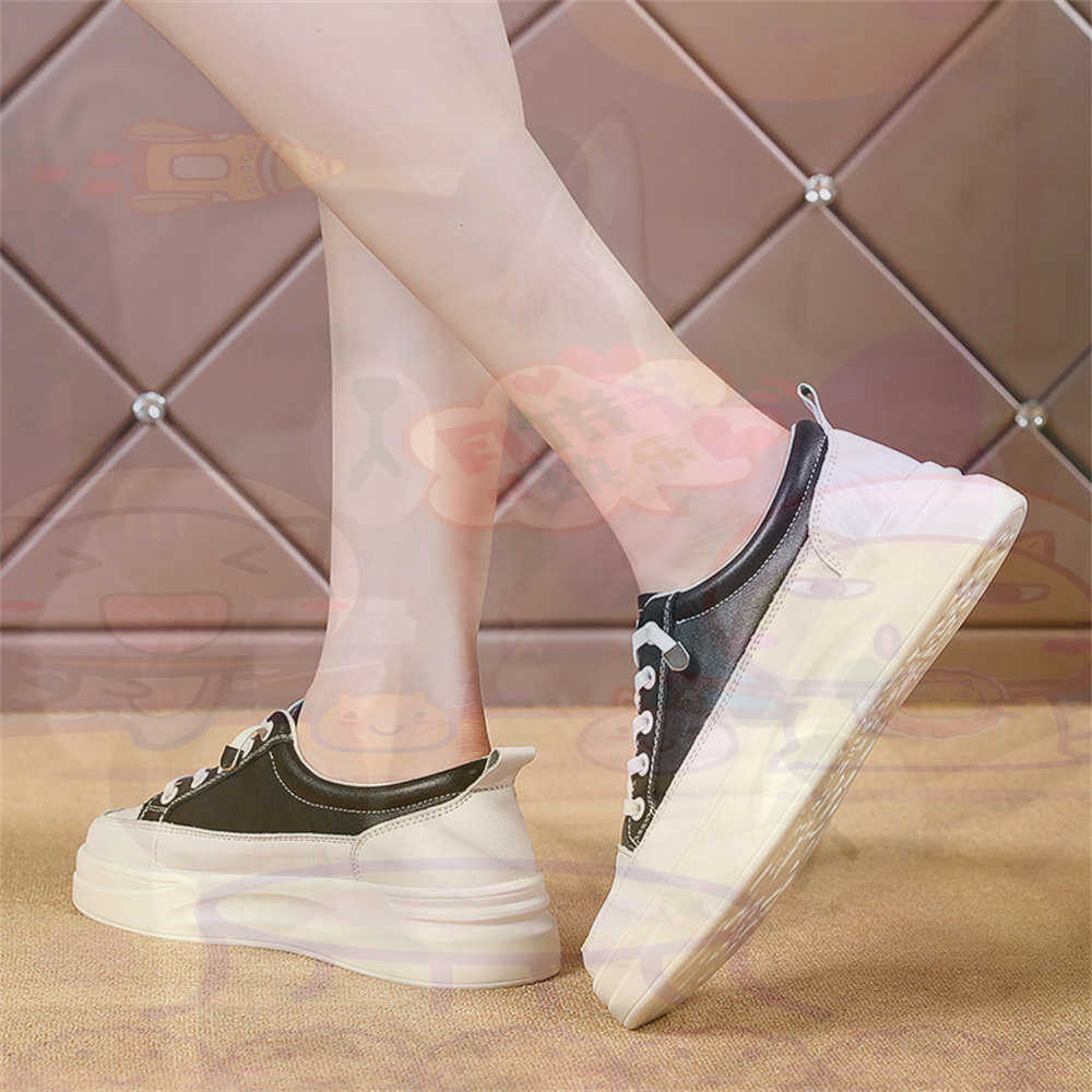 Vintage Fashion Reseller - Lace-up chunky mocassins mulher skate sapatos