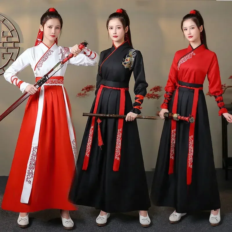 Vintage Style Women Fashion - Conjunto Moderno de Hanfu Feminino com