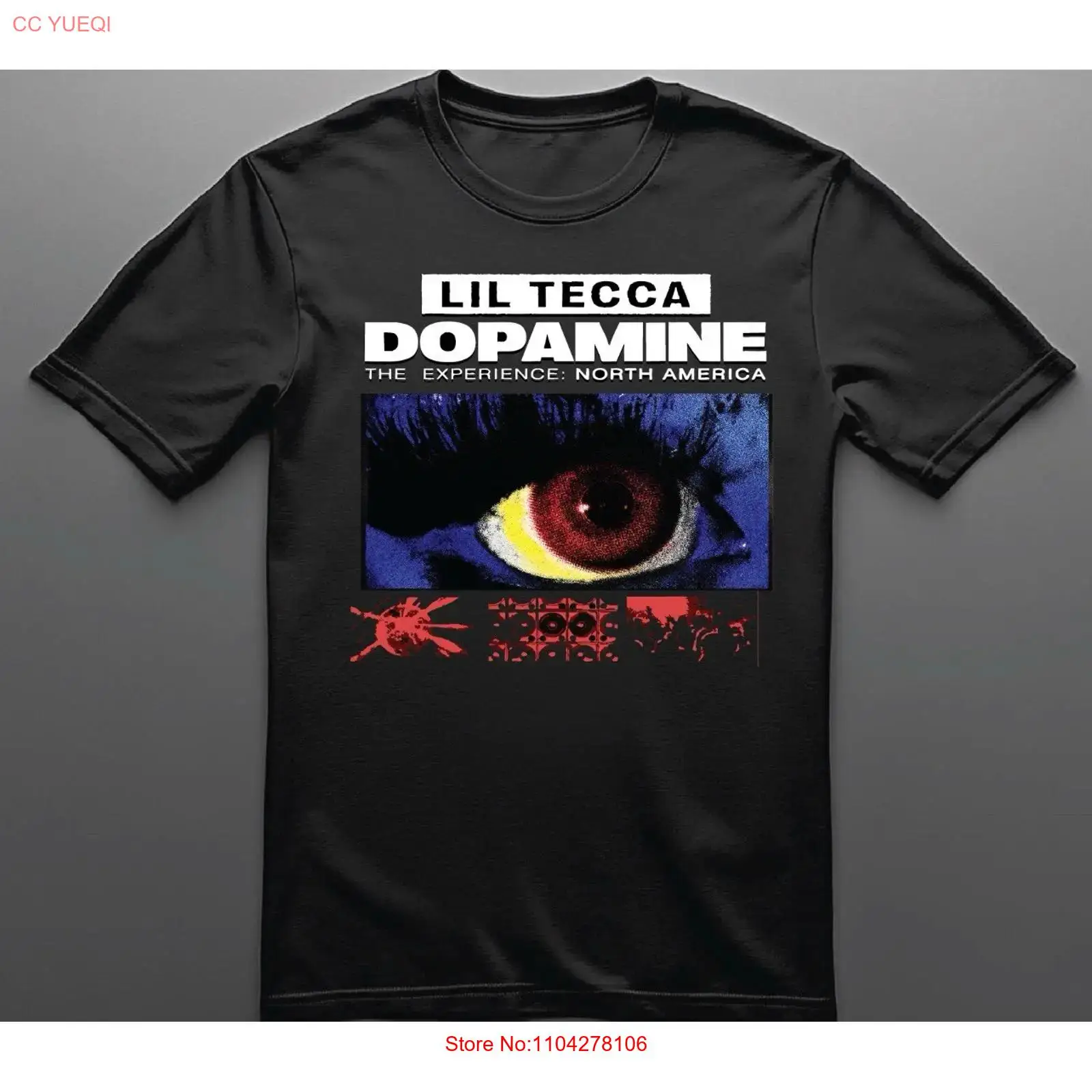Vintage Fashion In 2025 - Camiseta Lil Tecca DOPAMINE The Experience