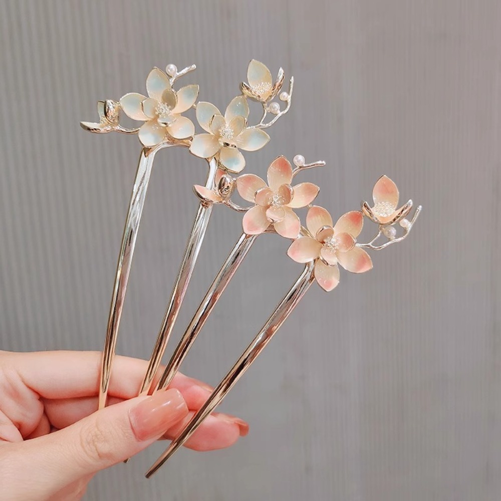 Vintage Fashion Jewelry - 1pc em forma de u flor