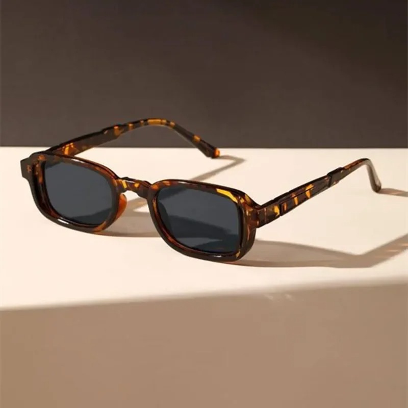 Vintage Fashion Images - Óculos de Sol Retangulares Luxuosos para