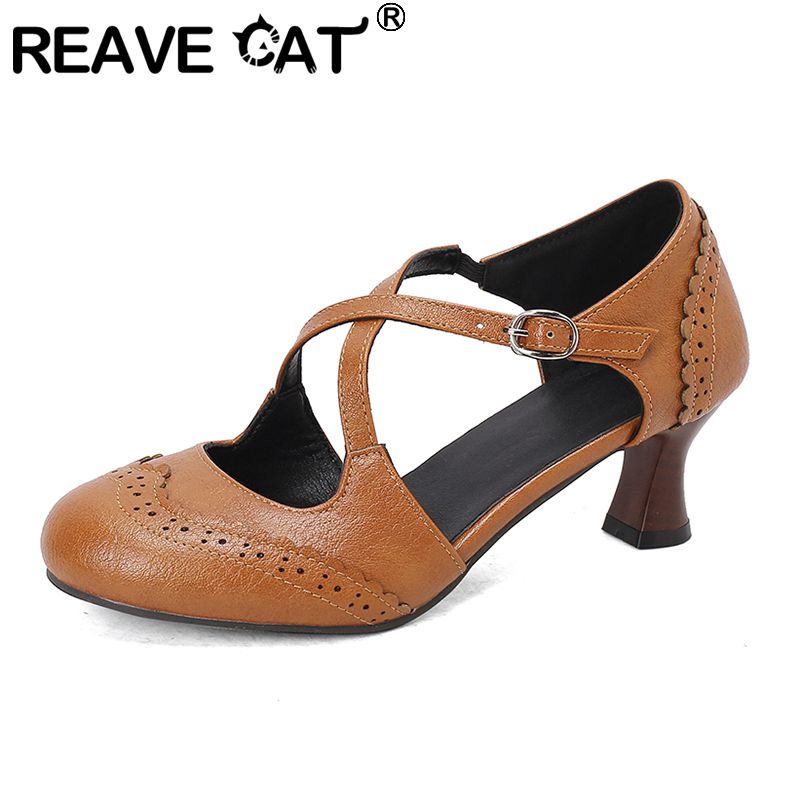 Vintage Style Women Fashion - Reave cat vintage feminino bombas diárias