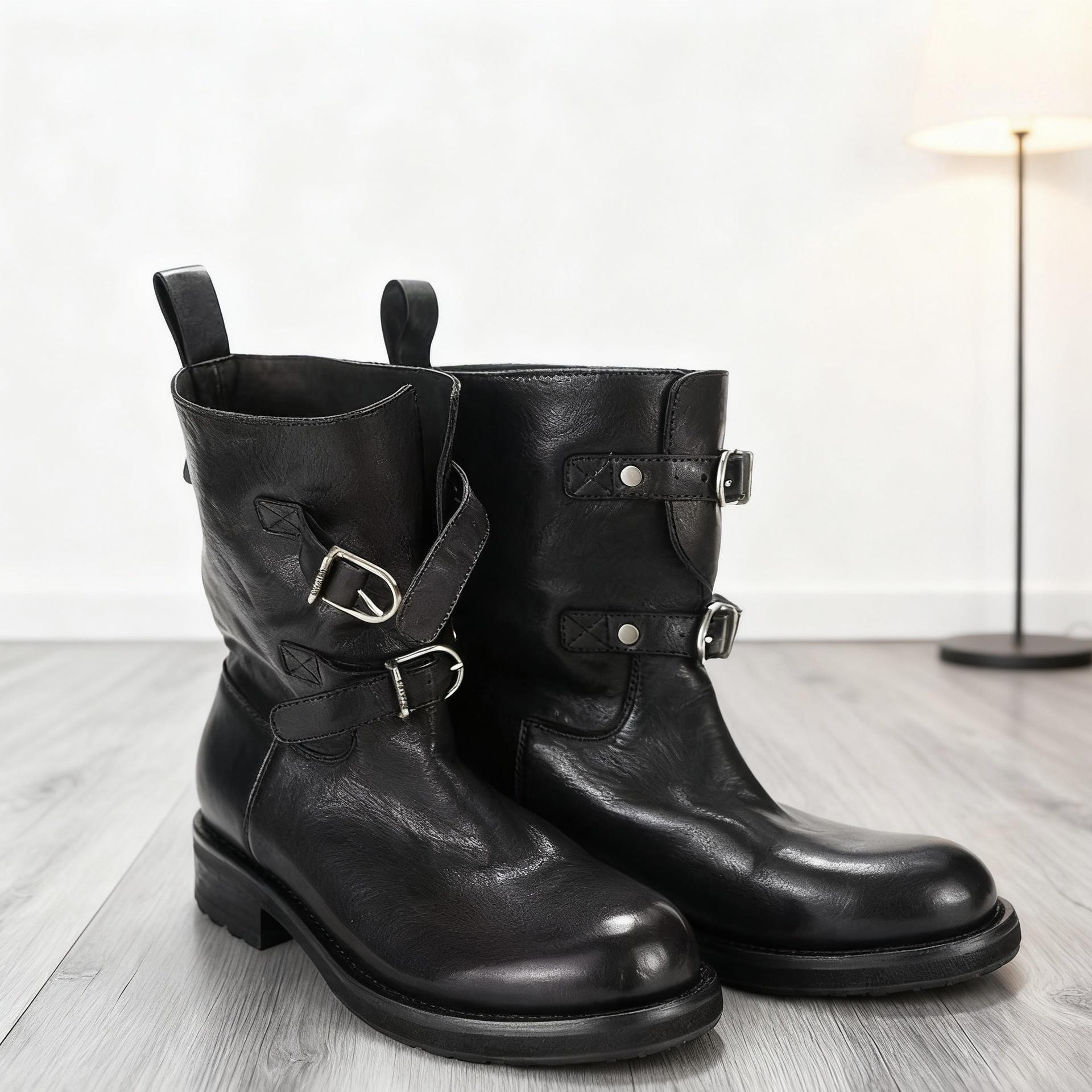 Vintage Style Women Fashion - Botas de Trabalho Femininas Vintage Francesas