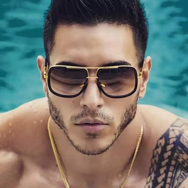 Vintage Fashion Images - Novos Óculos de Sol Masculinos Modernos