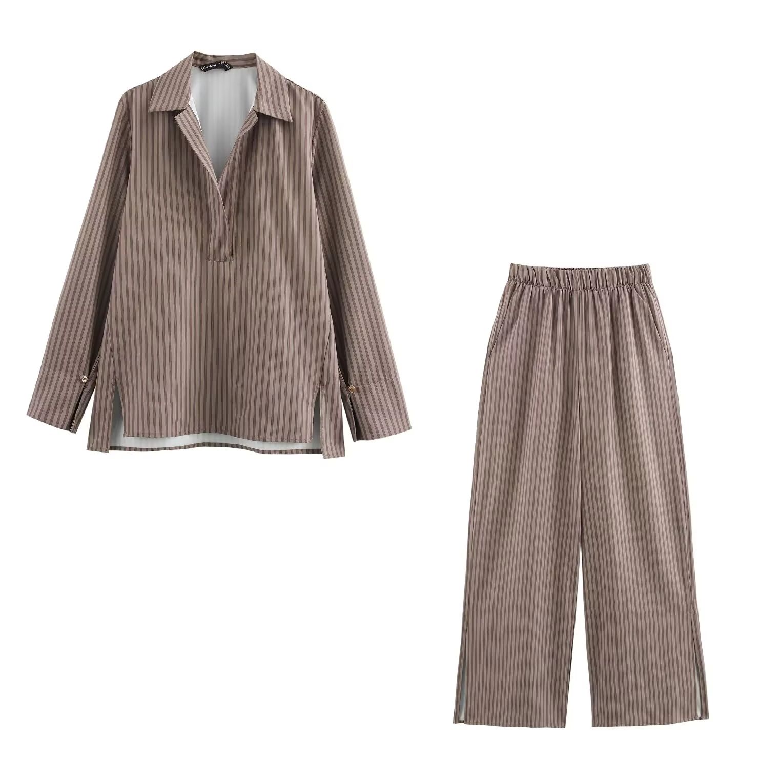 Vintage Fashion In 2025 - Kondala chique primavera listrado pijamas femininos