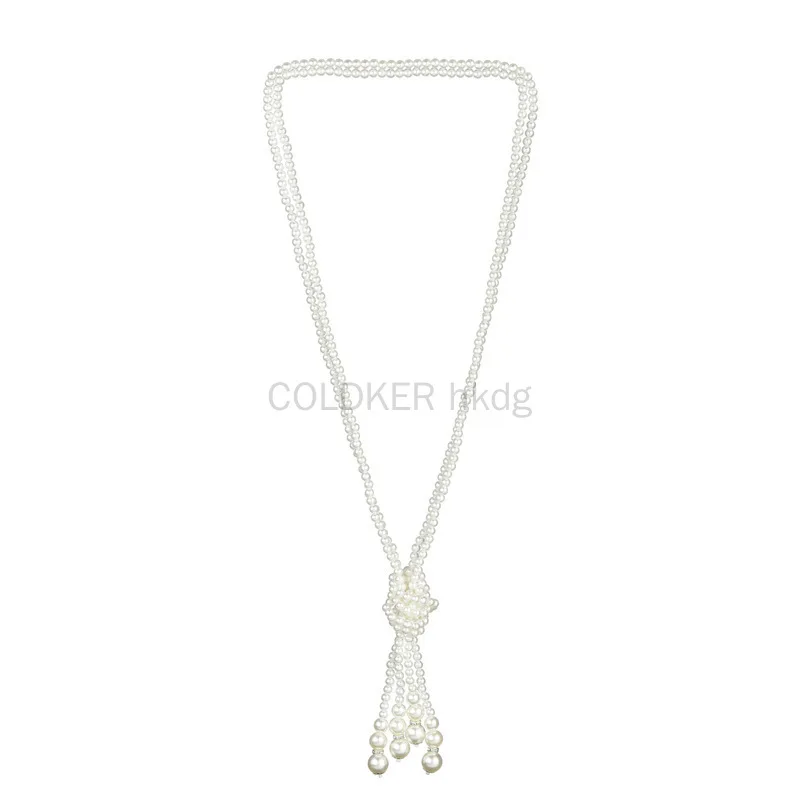 Vintage Fashion Jewelry - Colar de Pérolas dos Anos 1920,