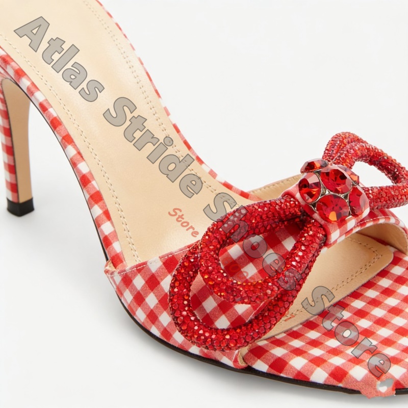 Vintage Style Women Fashion - Sandálias de salto alto estilo mule,