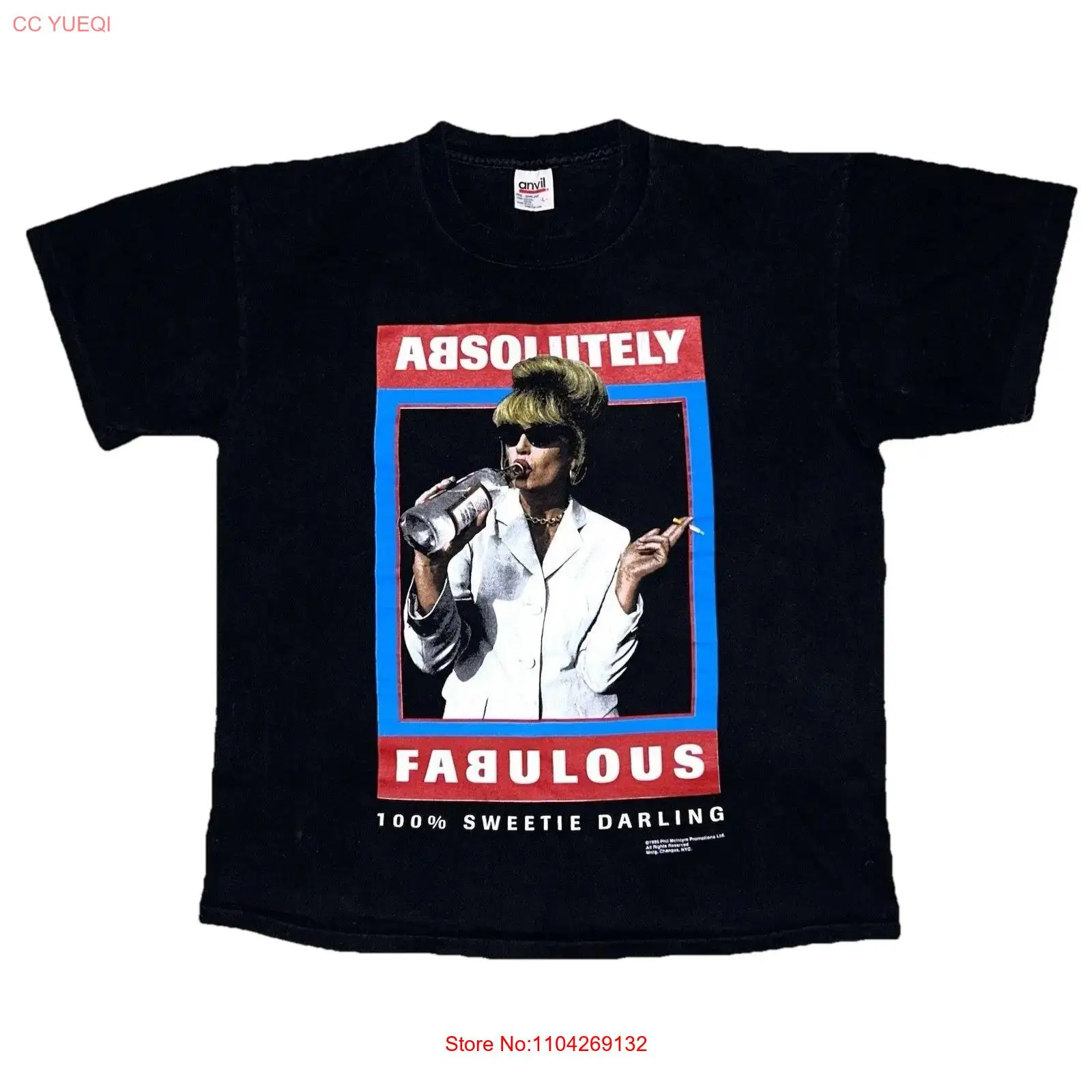 Vintage Fashion Tv - Camiseta vintage 1995 Absolutely Fabulous Sweetie