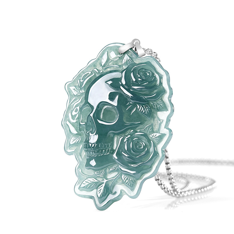 Vintage Fashion Necklace - Colar com Pingente de Crânio de