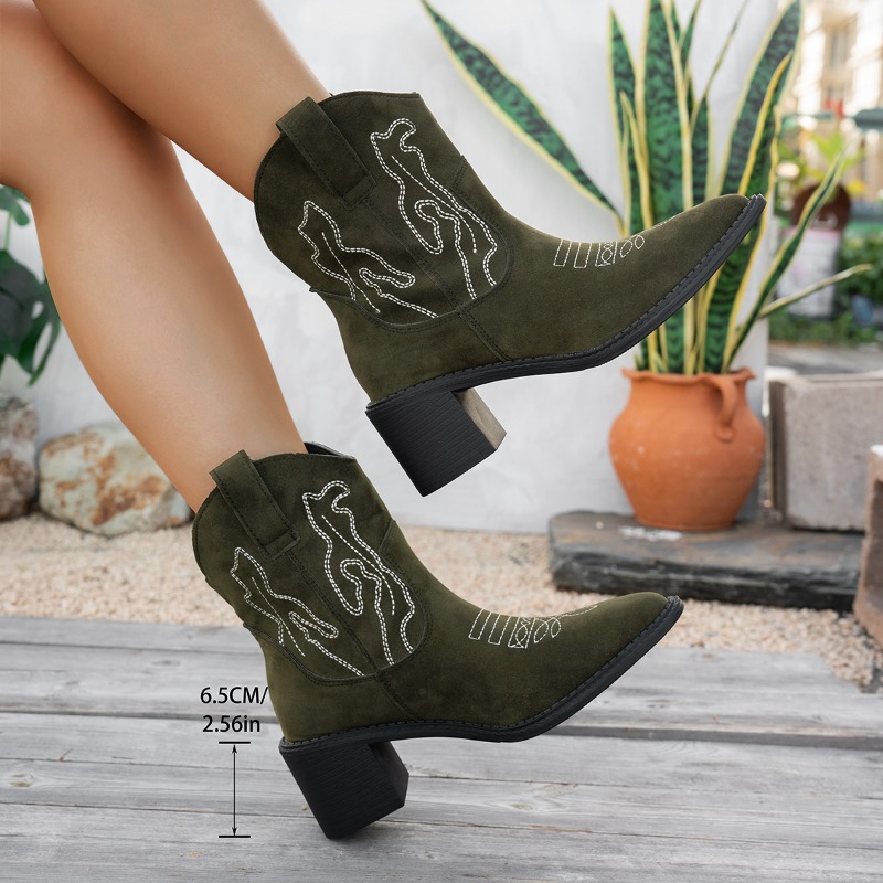 Botas Femininas de Cano Médio  - Vintage Style Women Fashion avaliação e preço