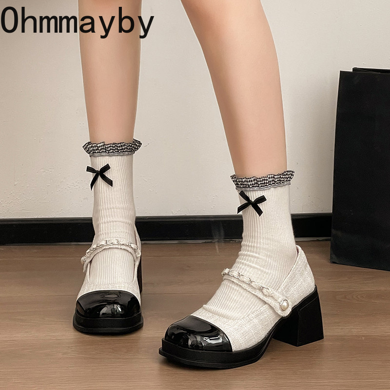 Novos Sapatos Femininos Mary J - Vintage Style Women Fashion avaliação e preço