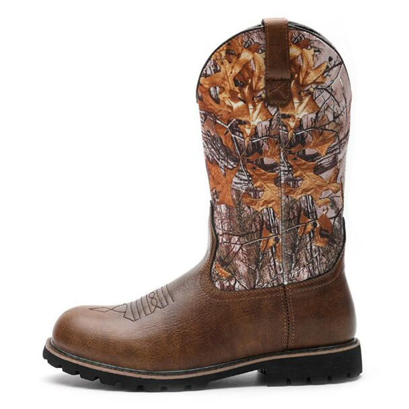 Botas de cowboy masculinas gót - Vintage Fashion Design avaliação e preço