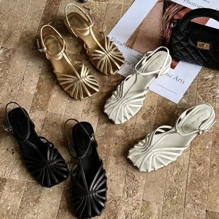 Sandálias Romanas de Estilo Fr - Vintage Style Women Fashion avaliação e preço
