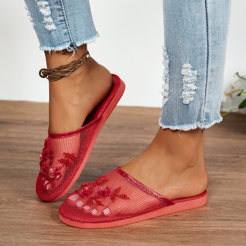 Chinelo Feminino Estilo Bordad - Vintage Style Women Fashion avaliação e preço