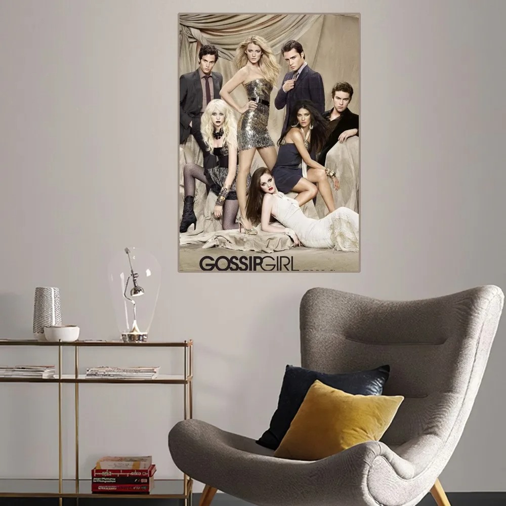 G-gossip moda menina cartaz ca - Vintage Fashion Illustrations avaliação e preço