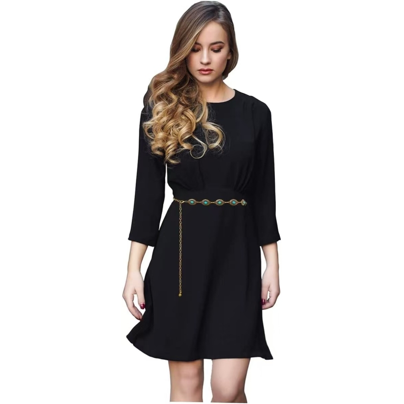 Corrente de cintura boêmia par - Vintage Fashion Looks avaliação e preço