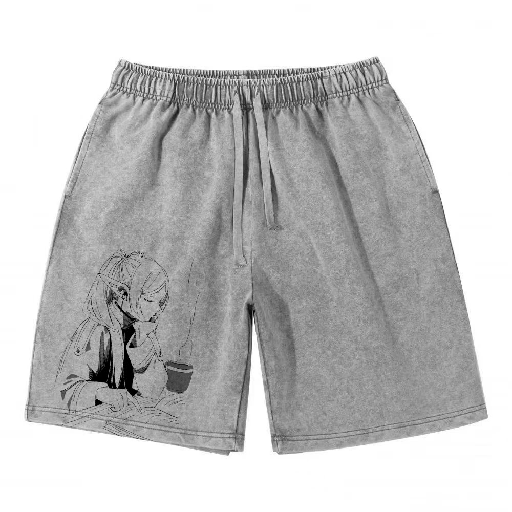 Anime frieren shorts vintage l - Vintage Fashion Tv avaliação e preço