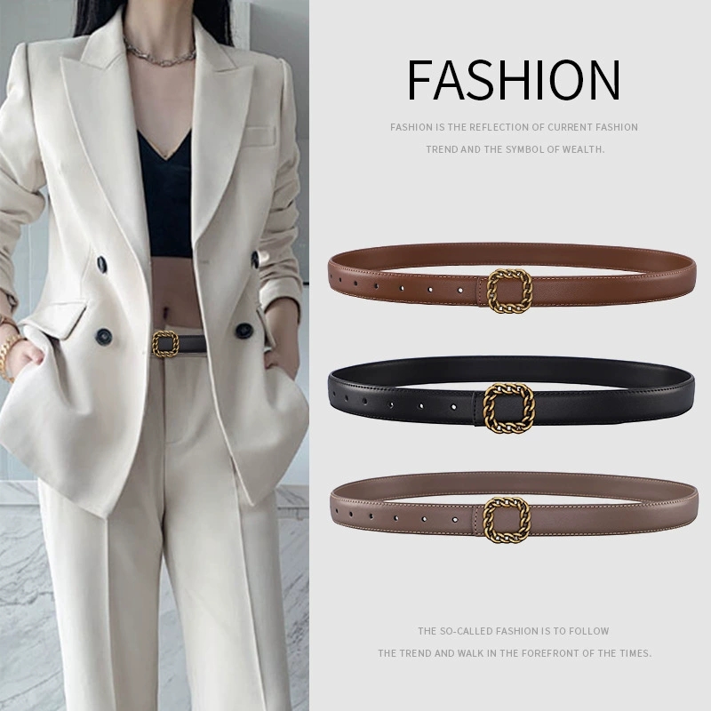 Cinto de Couro Vintage com Fiv - Vintage Fashion Looks avaliação e preço