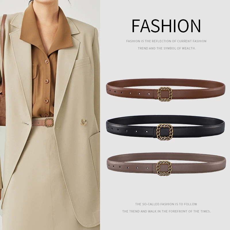 Cinto de Couro Vintage com Fiv - Vintage Fashion Looks avaliação e preço
