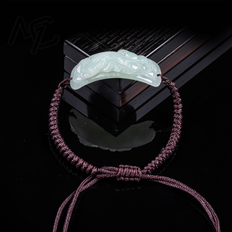 Pulseira Pixiu de Jadeíta Birm - Vintage Fashion Jewelry avaliação e preço