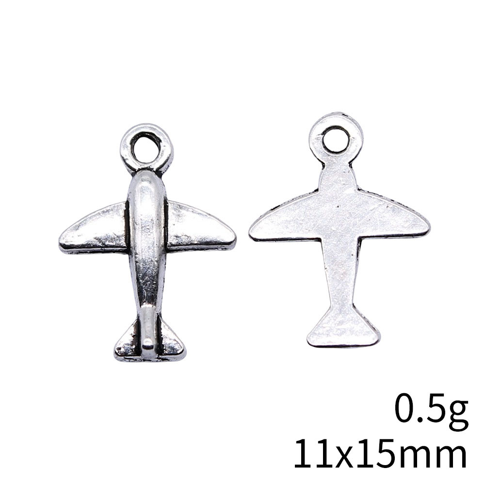 10 peças de pingentes de avião - Vintage Fashion Jewelry avaliação e preço