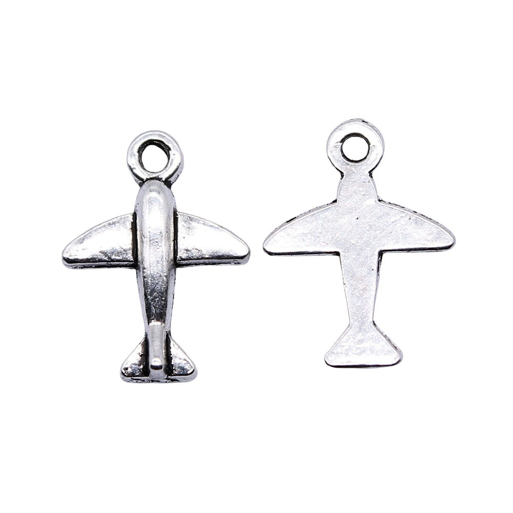 10 peças de pingentes de avião - Vintage Fashion Jewelry avaliação e preço