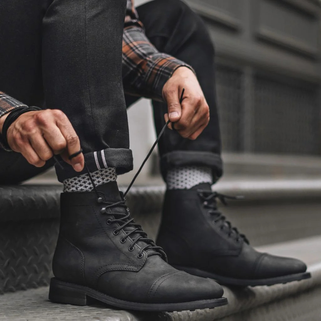 Botas Masculinas de Couro Enve - Vintage Style Women Fashion avaliação e preço