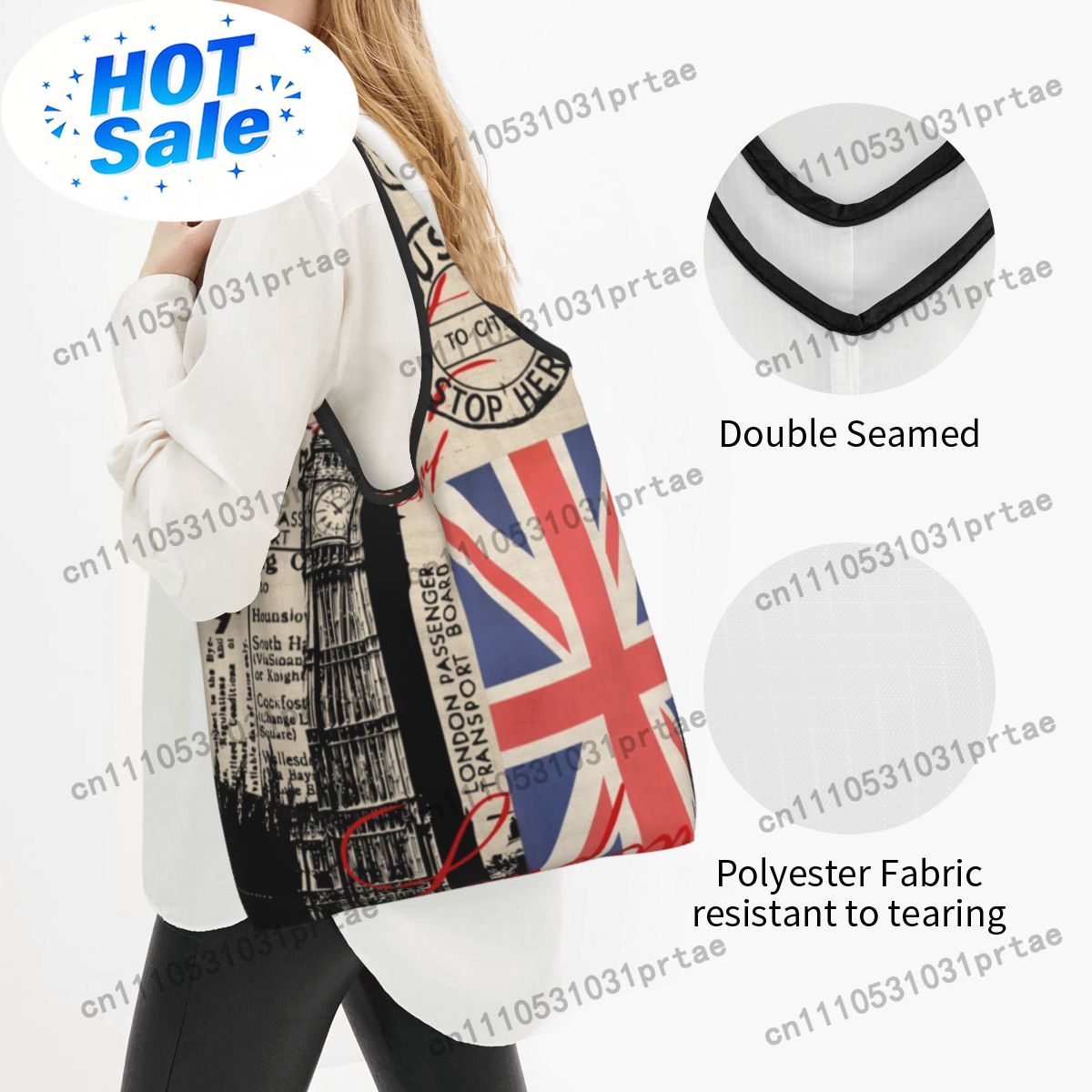 Bolsa de Compras Retro Vintage - Vintage Fashion London avaliação e preço