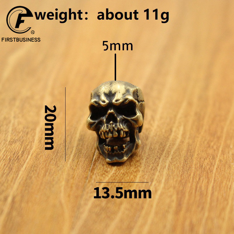 Brass Skull Statue Keychain Pe - Vintage Fashion Tv avaliação e preço