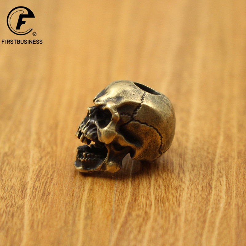Brass Skull Statue Keychain Pe - Vintage Fashion Tv avaliação e preço