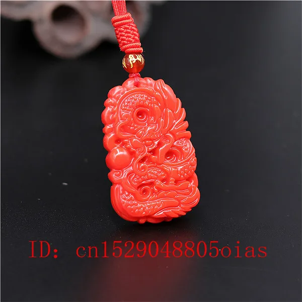 Pingente de pedra de jade cora - Vintage Fashion Necklace avaliação e preço
