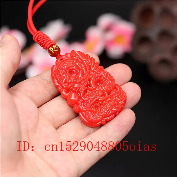 Pingente de pedra de jade cora - Vintage Fashion Necklace avaliação e preço