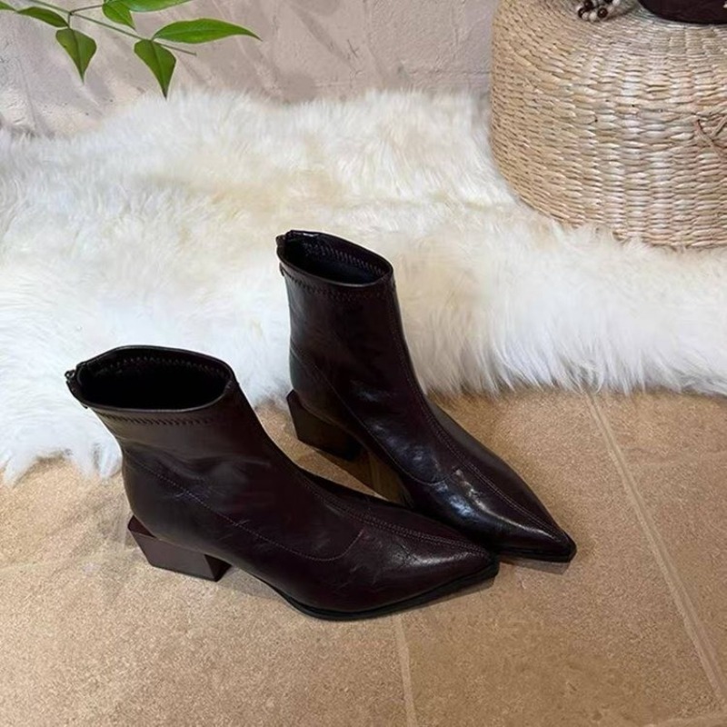 Botas Femininas de Cano Curto  - Vintage Style Women Fashion avaliação e preço
