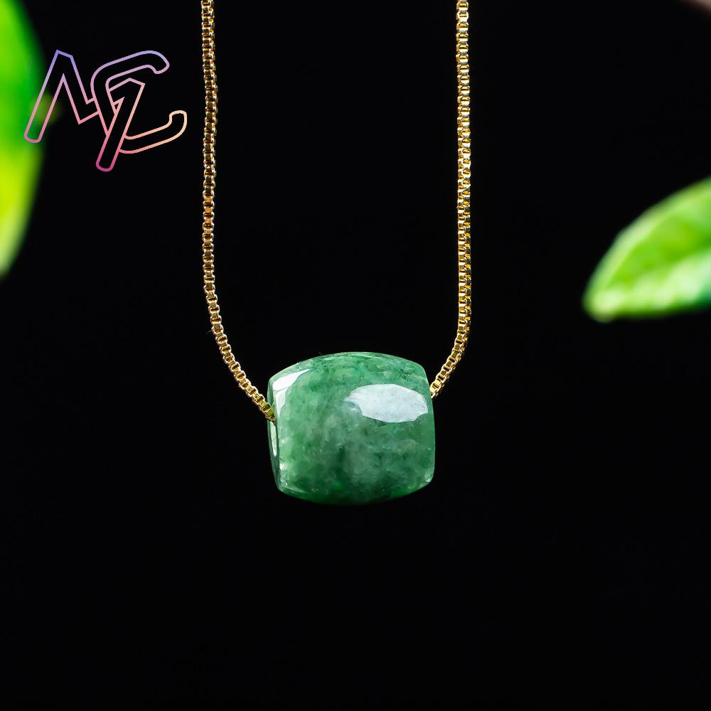 Natural real jade grânulo ping - Vintage Fashion Necklace avaliação e preço