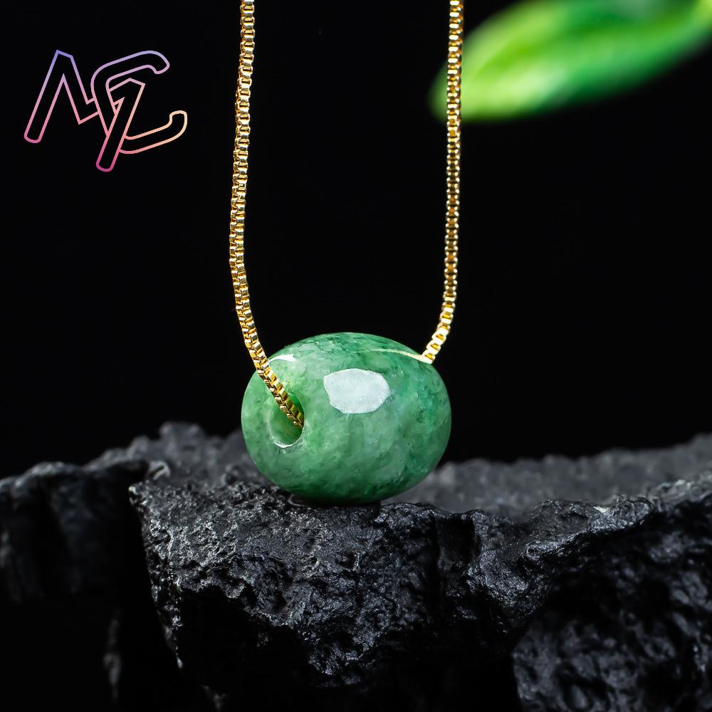 Natural real jade grânulo ping - Vintage Fashion Necklace avaliação e preço