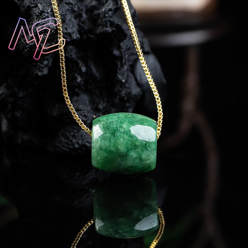 Natural real jade grânulo ping - Vintage Fashion Necklace avaliação e preço