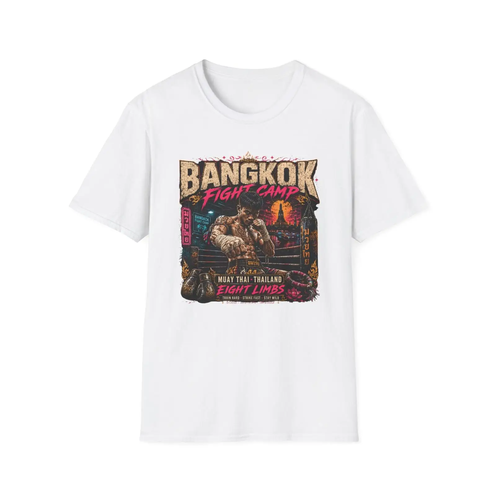 Camiseta Muay Thai Bangkok Fig - Vintage Fashion Bangkok avaliação e preço