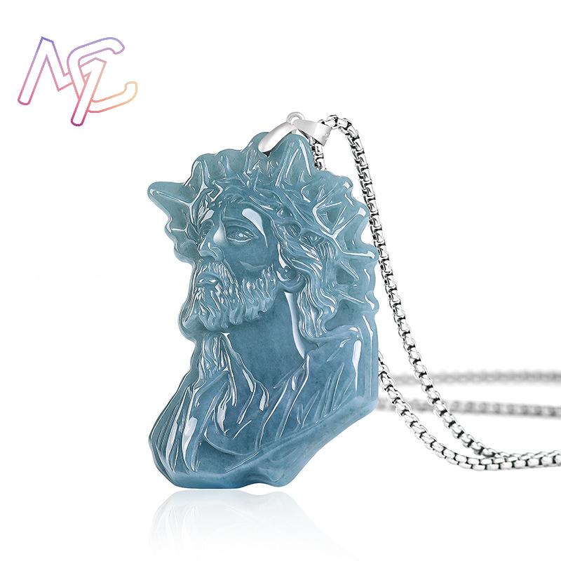 Colar Pingente de Jadeíta de M - Vintage Fashion Necklace avaliação e preço